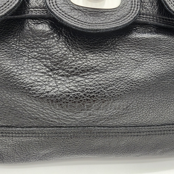 LIEBESKIND BERLIN Vintage Y2K Leather Black Handbag Satchel Large - Picture 6 of 16